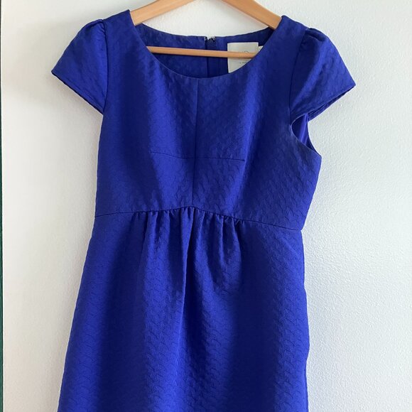Anthropologie HD in Paris Cobalt Blue Dress - Picture 2 of 8